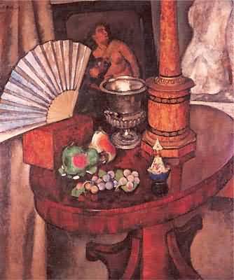 Ilya Mashkov Still life with Fan