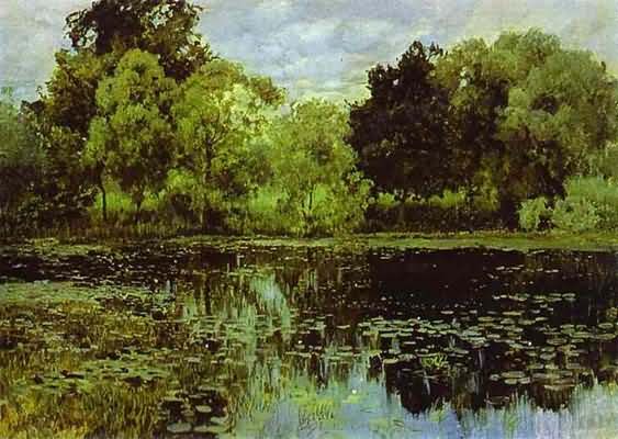 Isaac Levitan Overgrown Pond