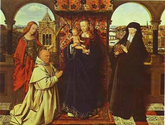 Jan van Eyck Virgin and Child with Saints and Donor