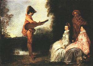 Jean Antoine Watteau The Enchanter
