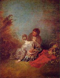 Jean Antoine Watteau The Misstep
