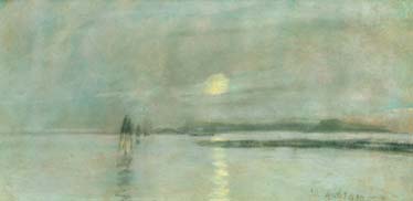 John Henry Twachtman Moonlight