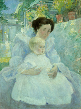 John Henry Twachtman Mother and-Child