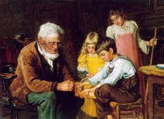 John Joseph Enneking Pulling out The Splinter