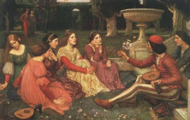 John William Waterhouse A Tale from Decameron