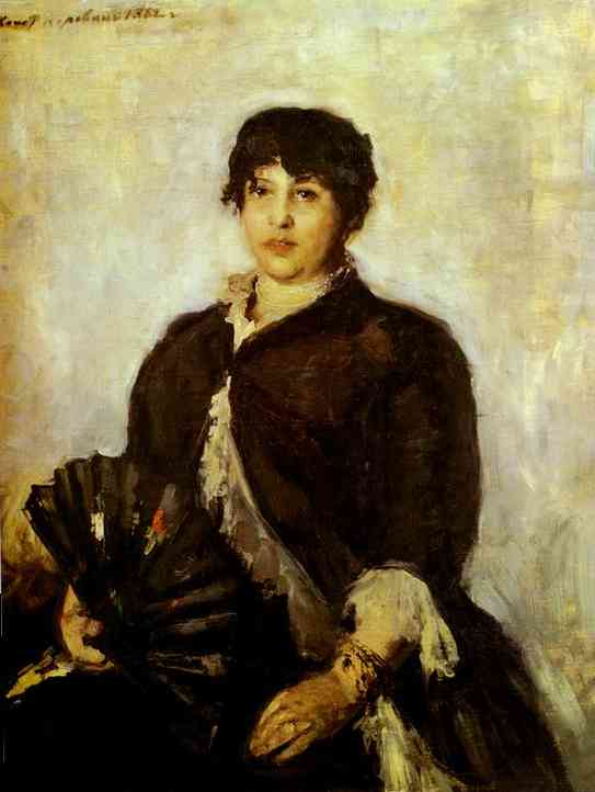 Korovin Constantin Portrait of Olga Alyabyeva