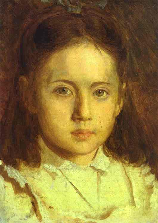 Kramskoy Ivan Portrait of Sonya Kramskaya the Artist s Daughter