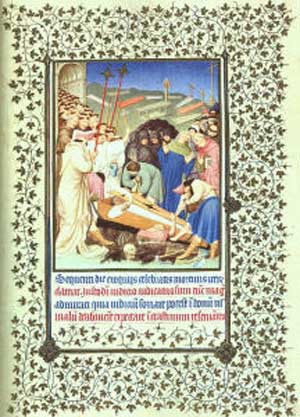 Limbourg Brothers The Burial of Diocres