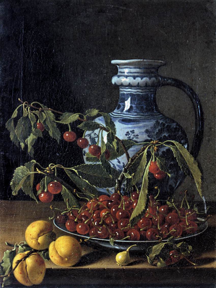 MELENDEZ Luis Still Life with Fruit and a Jar