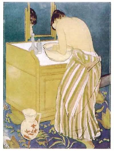 Mary Cassatt Woman Bathing