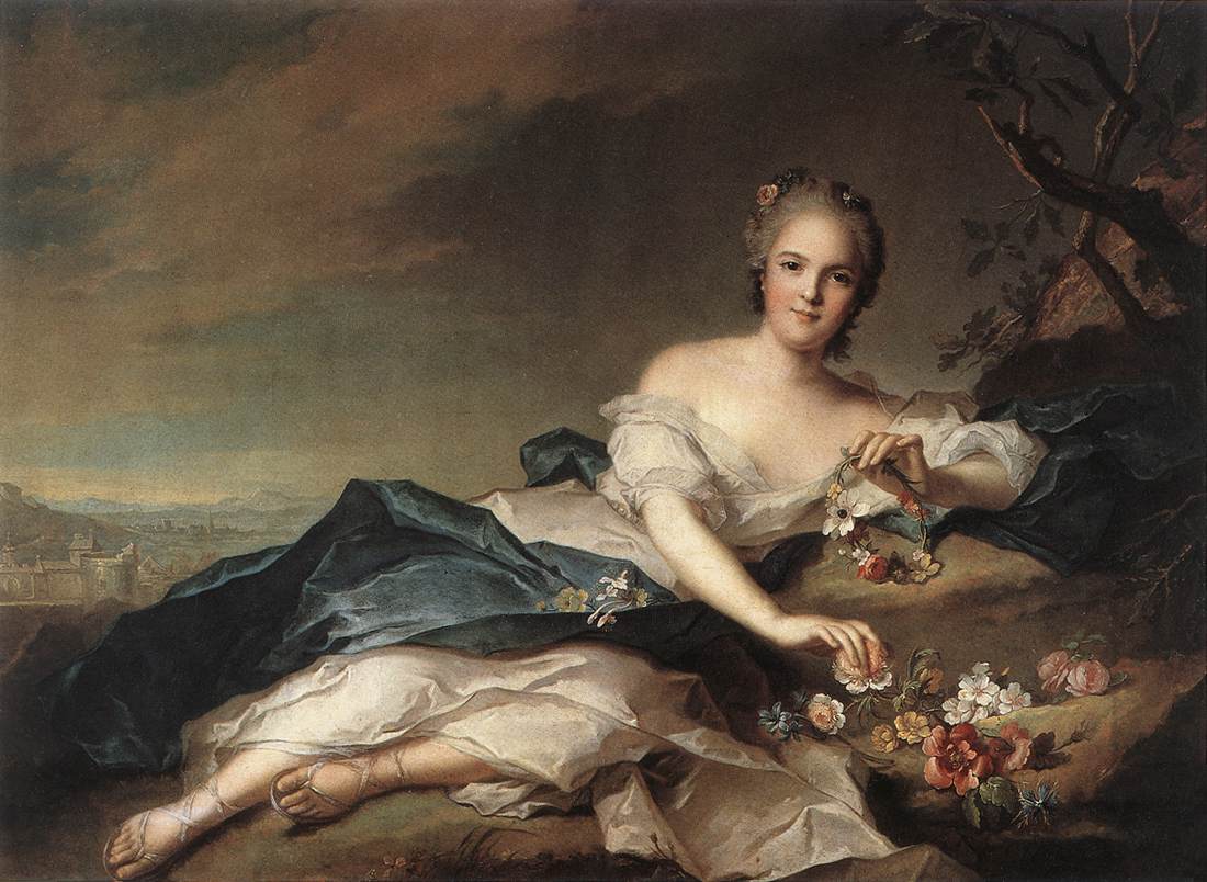 NATTIER Jean Marc Marie Adelaide of France as Flora