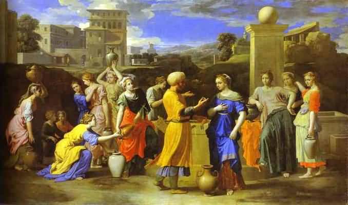 Nicolas Poussin Eliezer and Rebecca