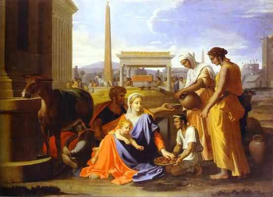 Nicolas Poussin Rest on the Flight to Egypt