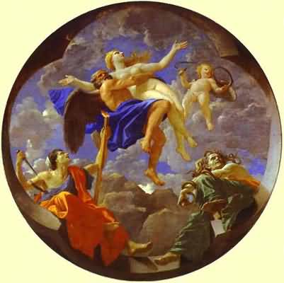 Nicolas Poussin Time Revealing Truth with Envy and Discord