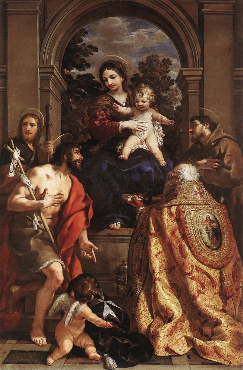 PIETRO DA CORTONA Madonna and Saints