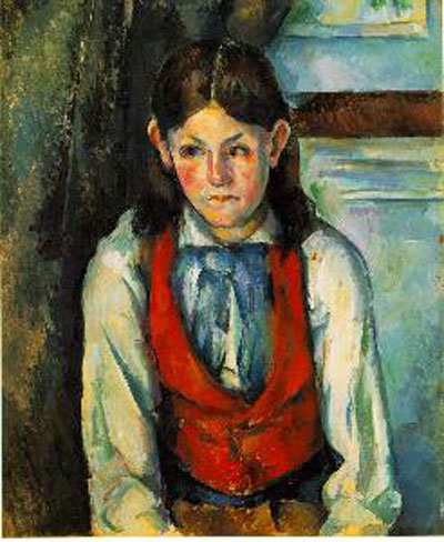 Paul Cezanne Boy In A Red Vest (Garcon Au Gilet Rouge)