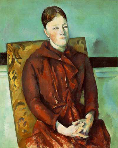 Paul Cezanne Madame Cezanne In A Yellow Chair