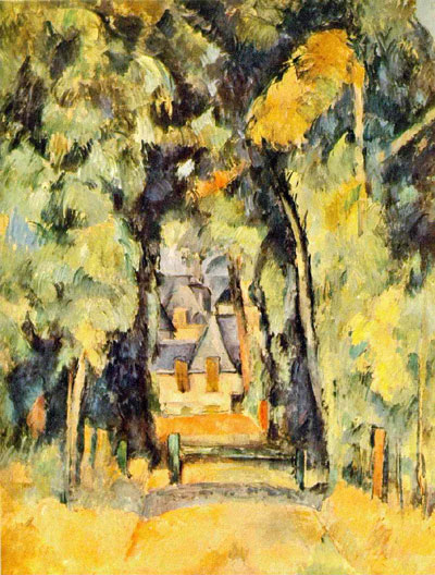 Paul Cezanne Road at Chantilly