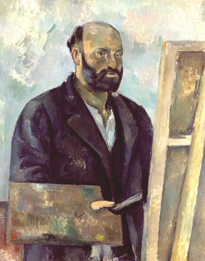 Paul Cezanne Self - Portrait With Palette