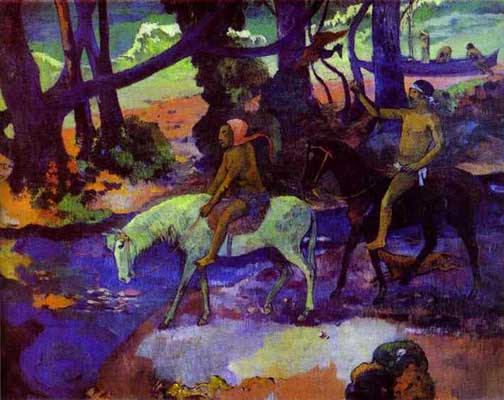 Paul Gauguin Ford Running Away