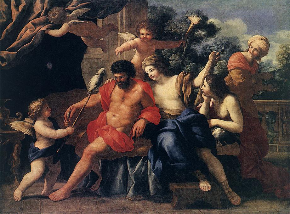 ROMANELLI Giovanni Francesco Hercules and Omphale