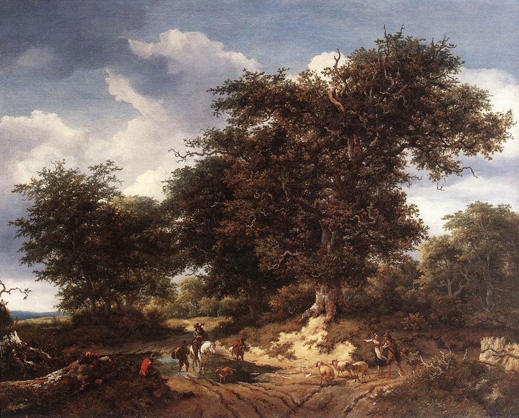 RUISDAEL Jacob Isaackszon van The Great Oak