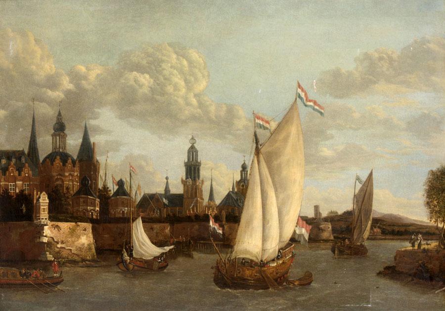 STORCK Jacobus Capriccio View of Haarlem