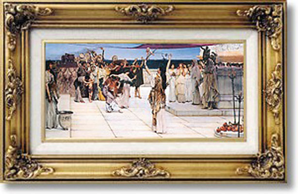 Sir Lawrence Alma Tadema A Dedication to Bacchus
