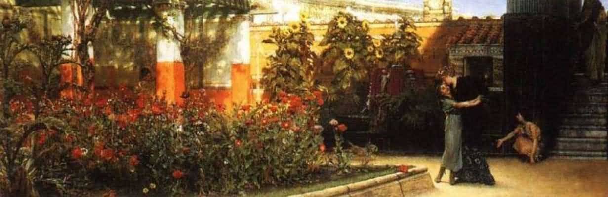 Sir Lawrence Alma Tadema A Hearty Welcome