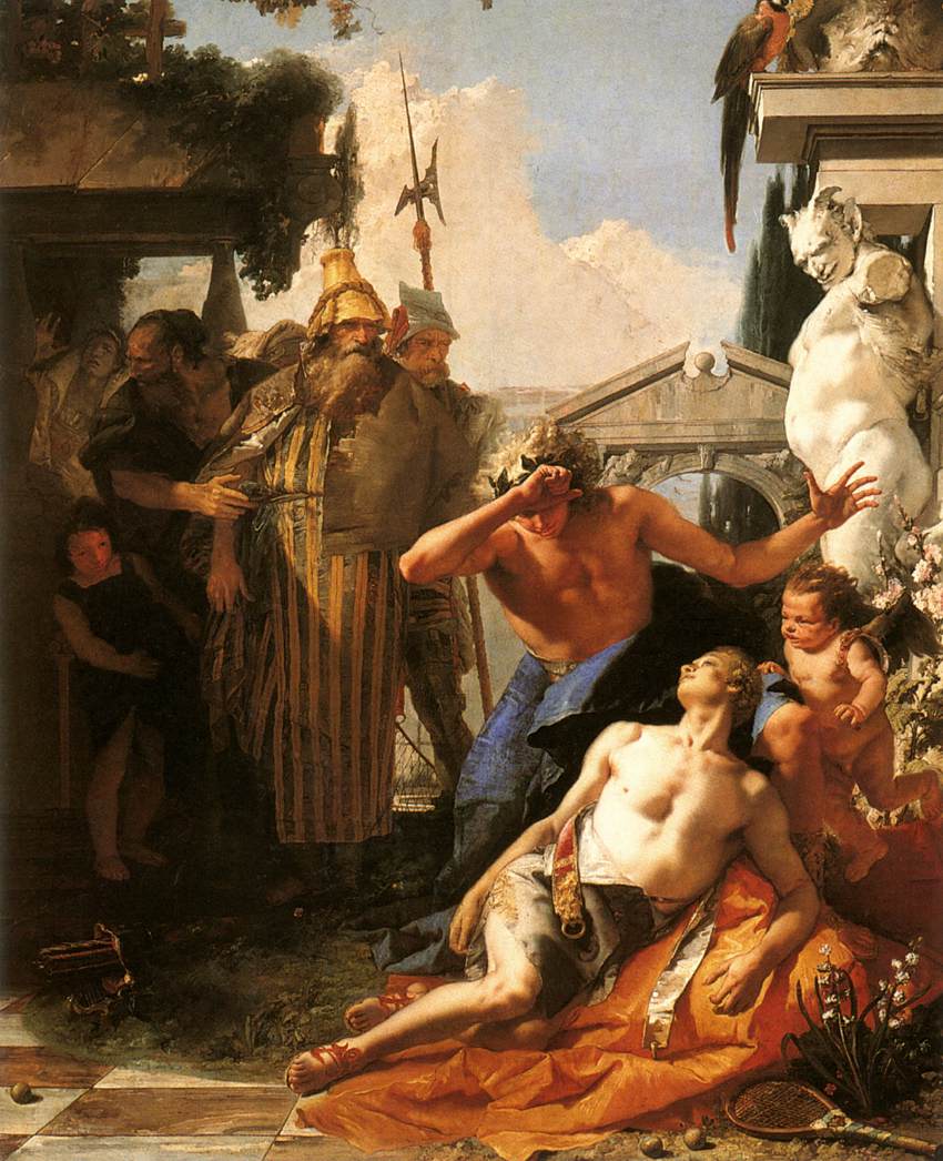 TIEPOLO Giovanni Battista The Death of Hyacinth