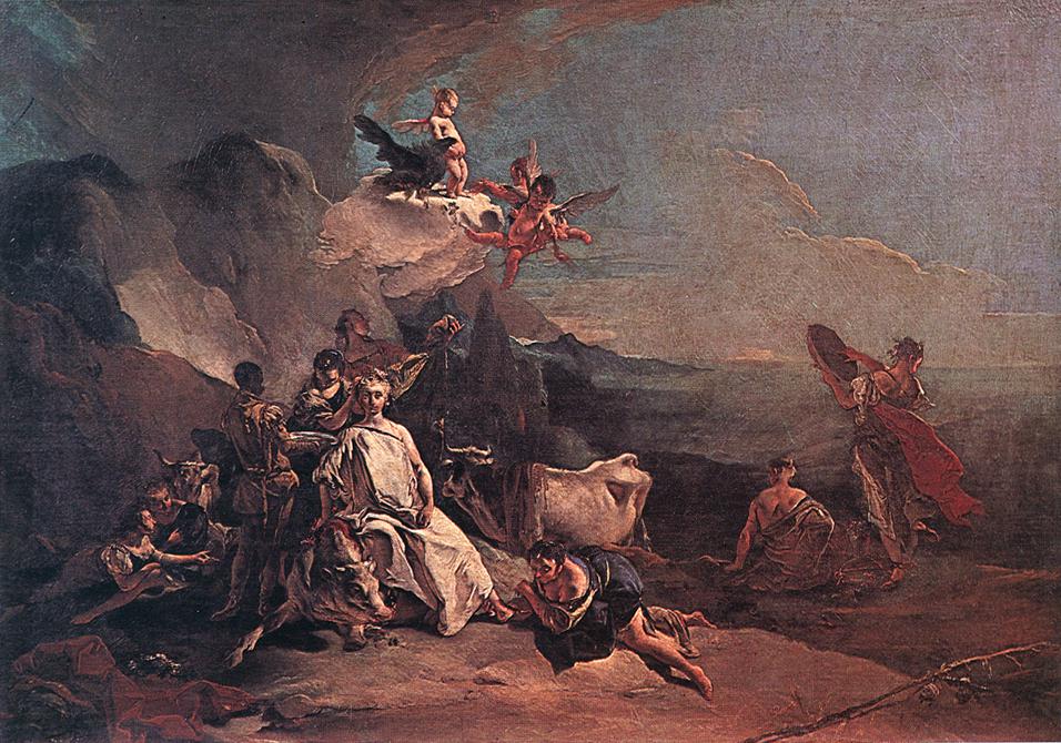 TIEPOLO Giovanni Battista The Rape of Europa