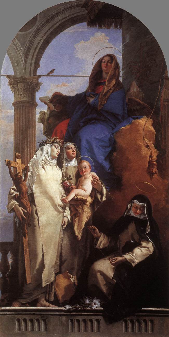 TIEPOLO Giovanni Battista The Virgin Appearing to Dominican Saints