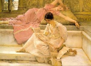 The Favourite Poet - Sir Lawrence Alma-Tadema