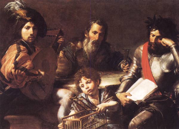 VALENTIN DE BOULOGNE The Four Ages of Man