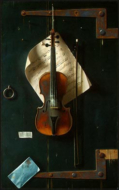 William Harnett The Old Violin