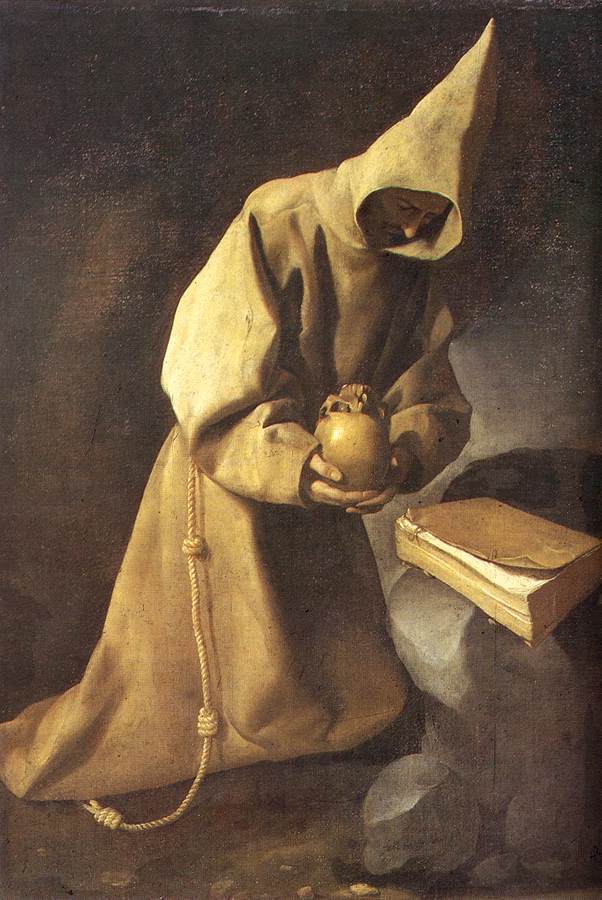 ZURBARAN Francisco de Meditation of St Francis