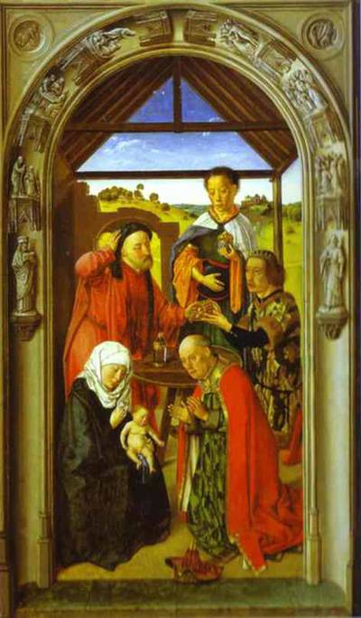 Dieric Bouts the Elder The Adoration of the Magi.