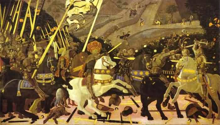 Paolo Uccello Battle of San Romano Left panel