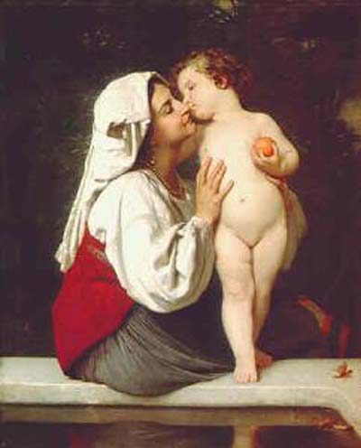 Adolphe-William Bouguereau Le Baiser