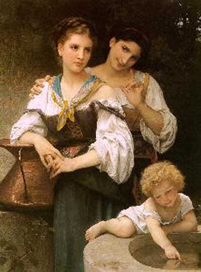 Adolphe-William Bouguereau The Secret