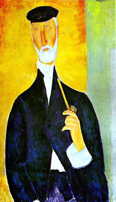 Amedeo Modigliani Man with Pipe The Notary of Nice