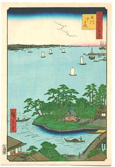 Ando Utagawa Hiroshige Shinagawa