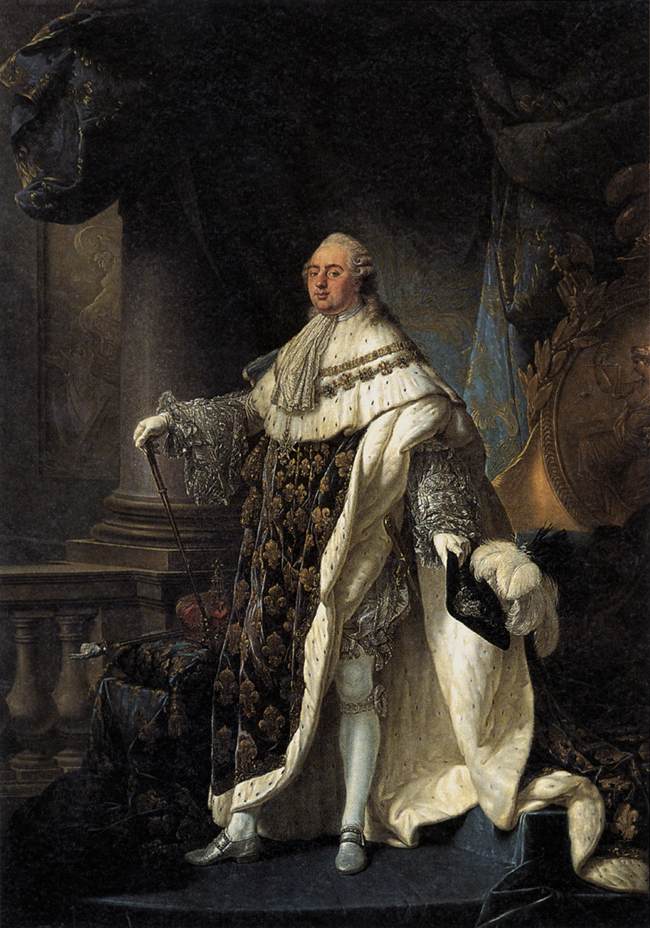 CALLET Antoine Francois Portrait of Louis XVI