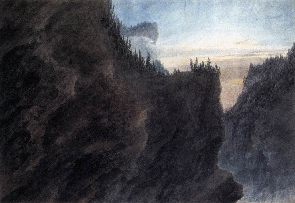 COZENS John Robert Entrance to the Valley of Grande Chartreuse in Dauphine