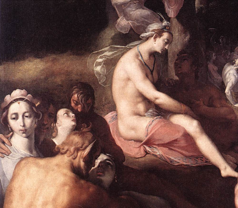 Cornelis Van Haarlem The Wedding of Peleus and Thetis detail