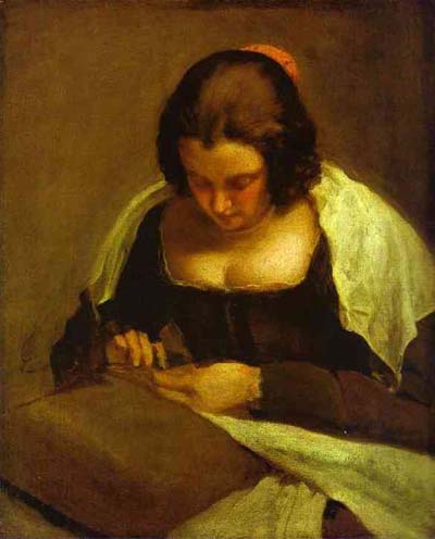 Diego Velazquez The Needlewoman