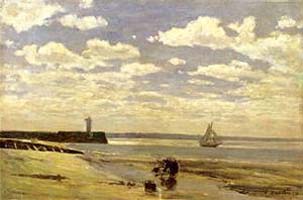 Eugene Boudin Honfleur, Low Tide