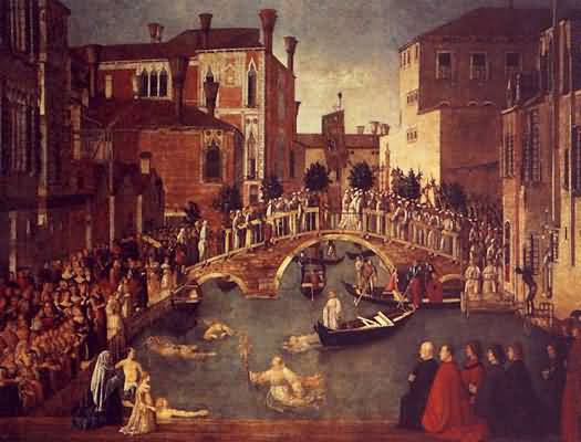 Gentile Bellini The Recovery of the Relic of the True Cross at the