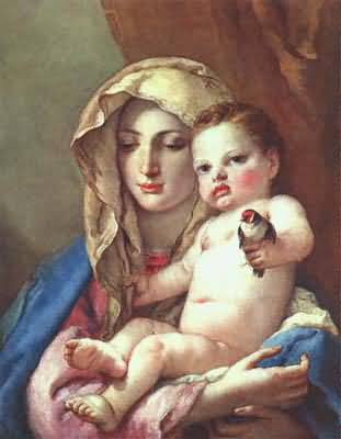 Giovanni Battista Tiepolo 1696 1770 Madonna of the Goldfinch
