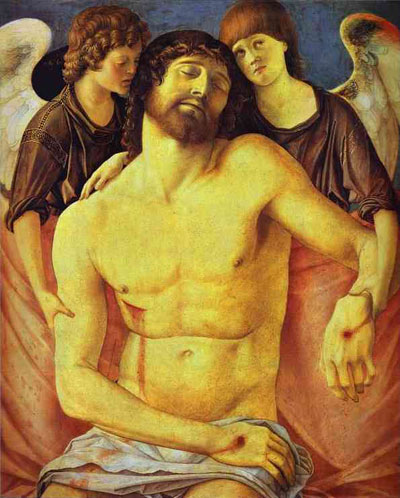 Giovanni Bellini Dead Christ Supported by Two Angels